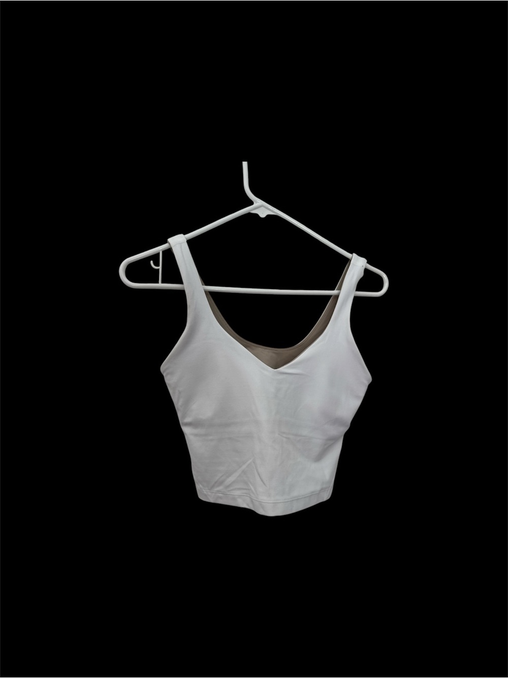 Lululemon Crop Top sports bra in White